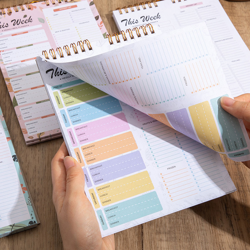 Meal Prep Book - Planificateur de repas hebdomadaire pour petit