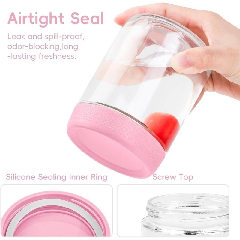 Bocaux en verre A26F avec couv - Meal Prep Jars With Lids avis et prix