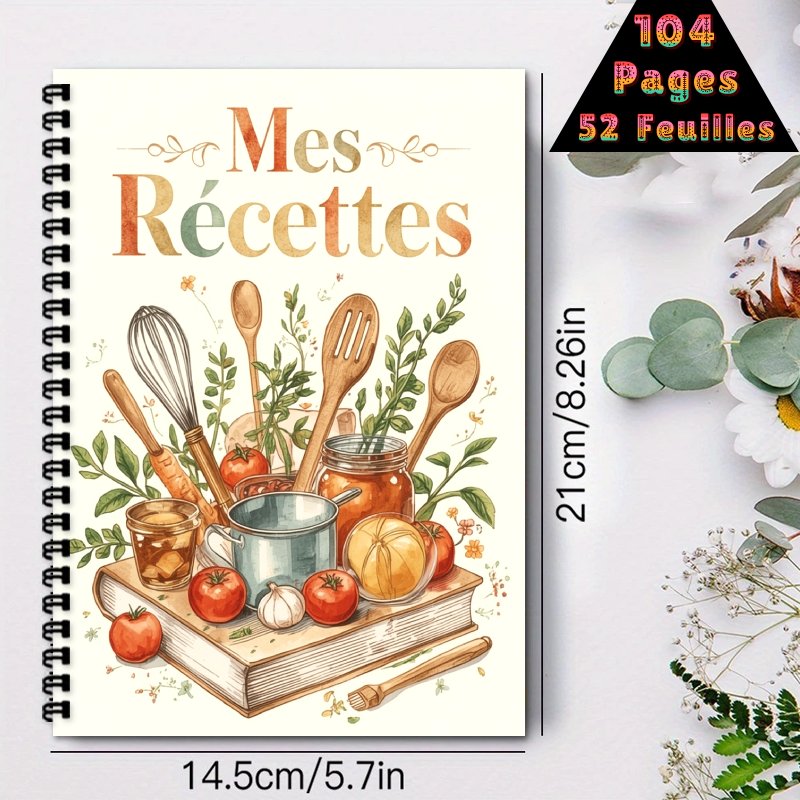 Carnet de recettes A5 en franç - Meal Prep Book avis et prix