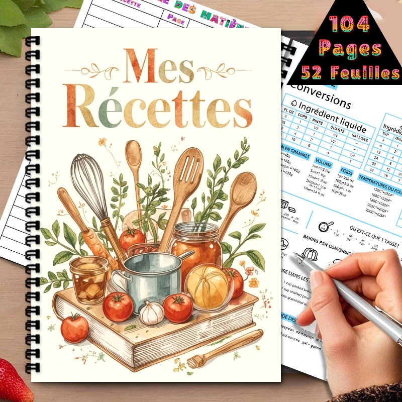 Carnet de recettes A5 en franç - Meal Prep Book avis et prix