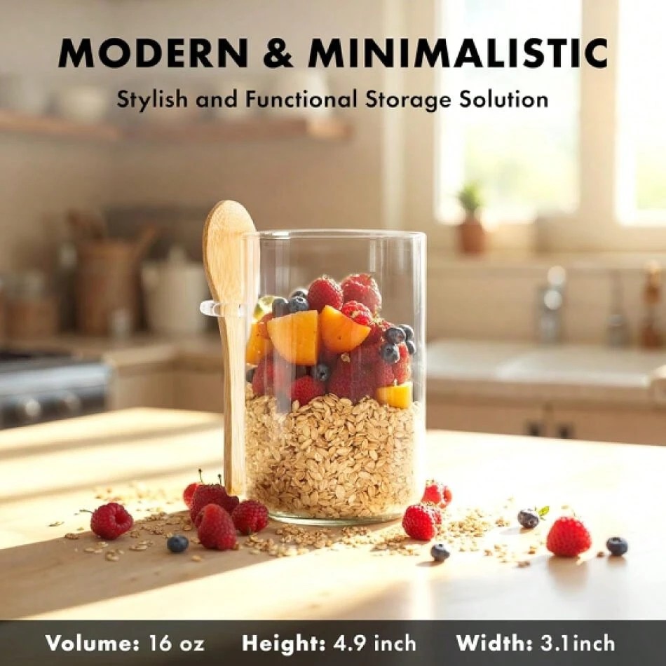 Contenants pour Overnight Oats - Meal Prep Jars With Lids avis et prix