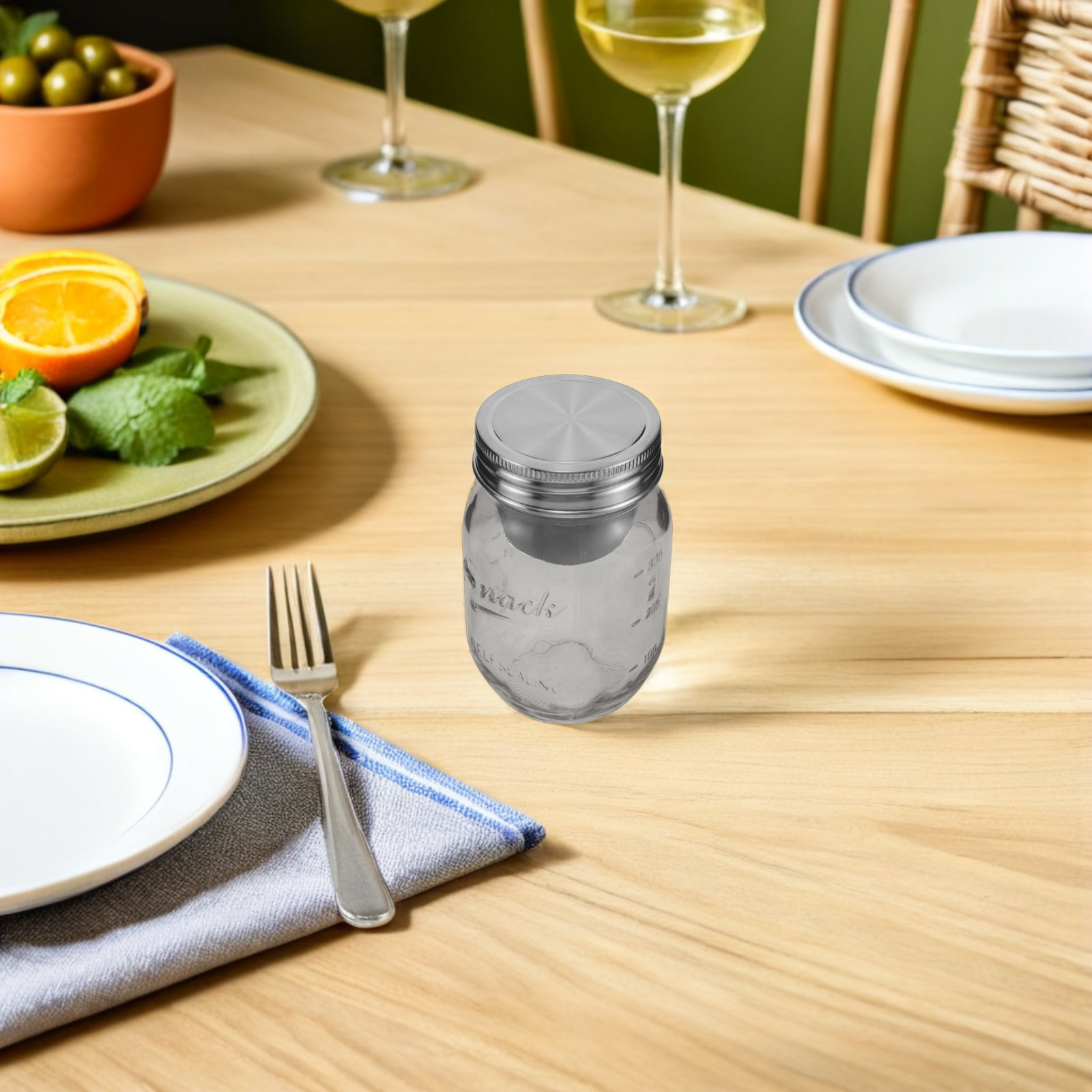 Pot à salade en verre, herméti - Meal Prep Jars With Lids avis et prix