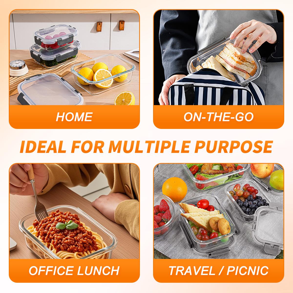 Ensemble de 10 récipients de s - Meal Prep Jars With Lids avis et prix