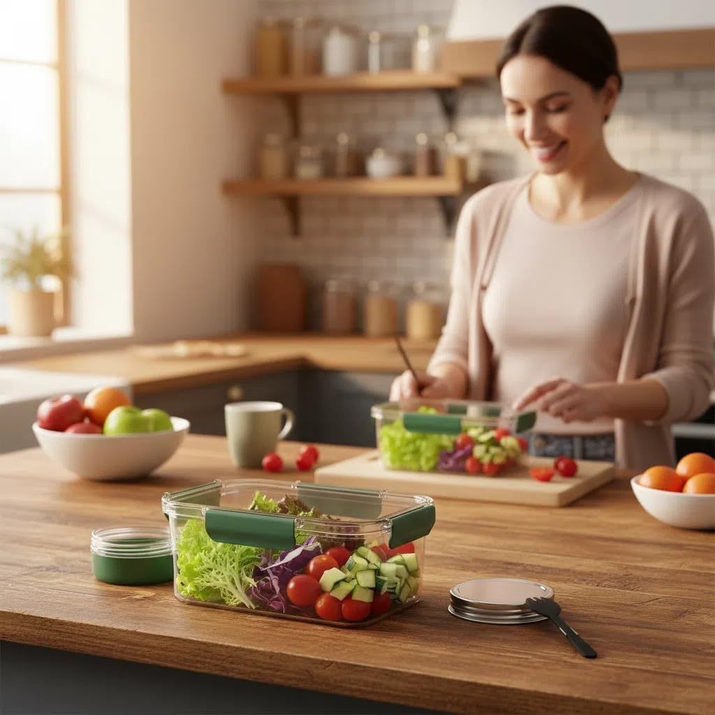 Pot à dosettes solaire, conten - Meal Prep Jars With Lids avis et prix