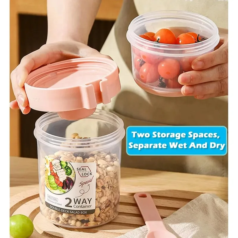 Tasse à salade Portable, Doubl - Meal Preparation avis et prix