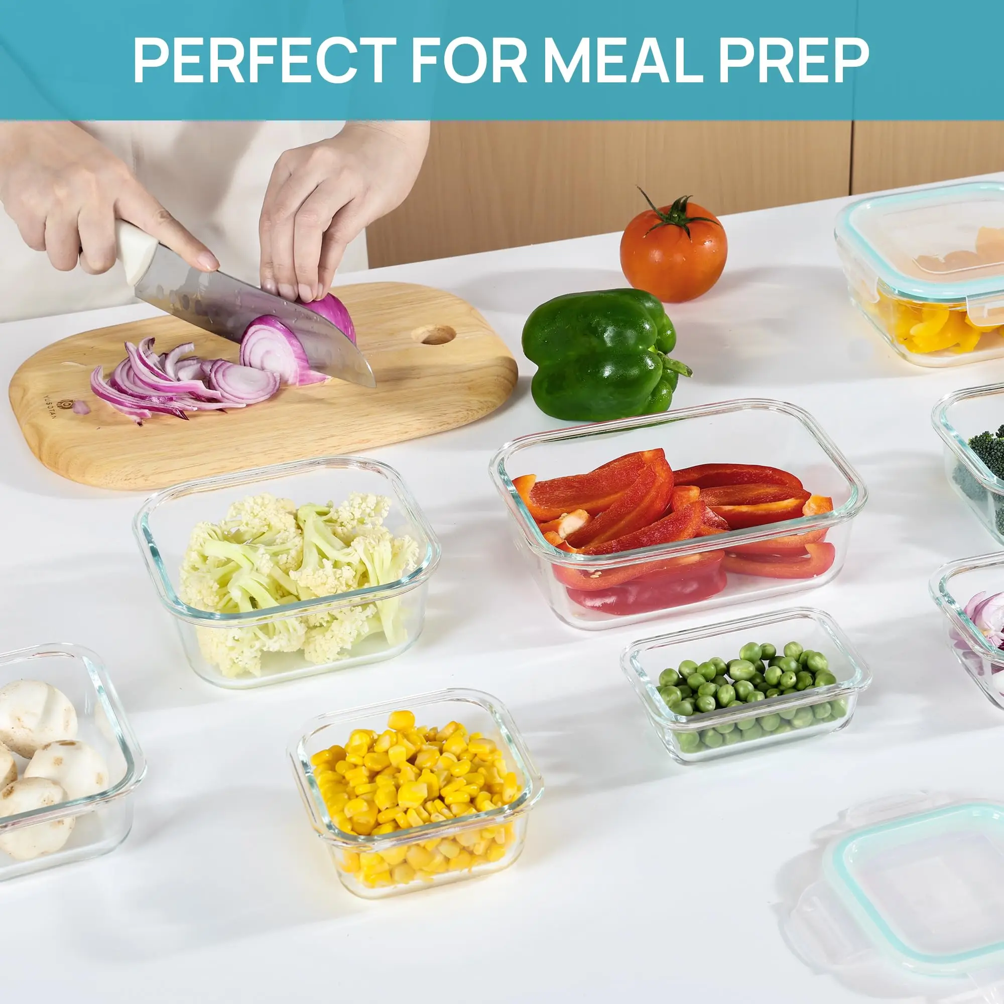 Boîte à déjeuner en verre, con - Meal Preparation avis et prix