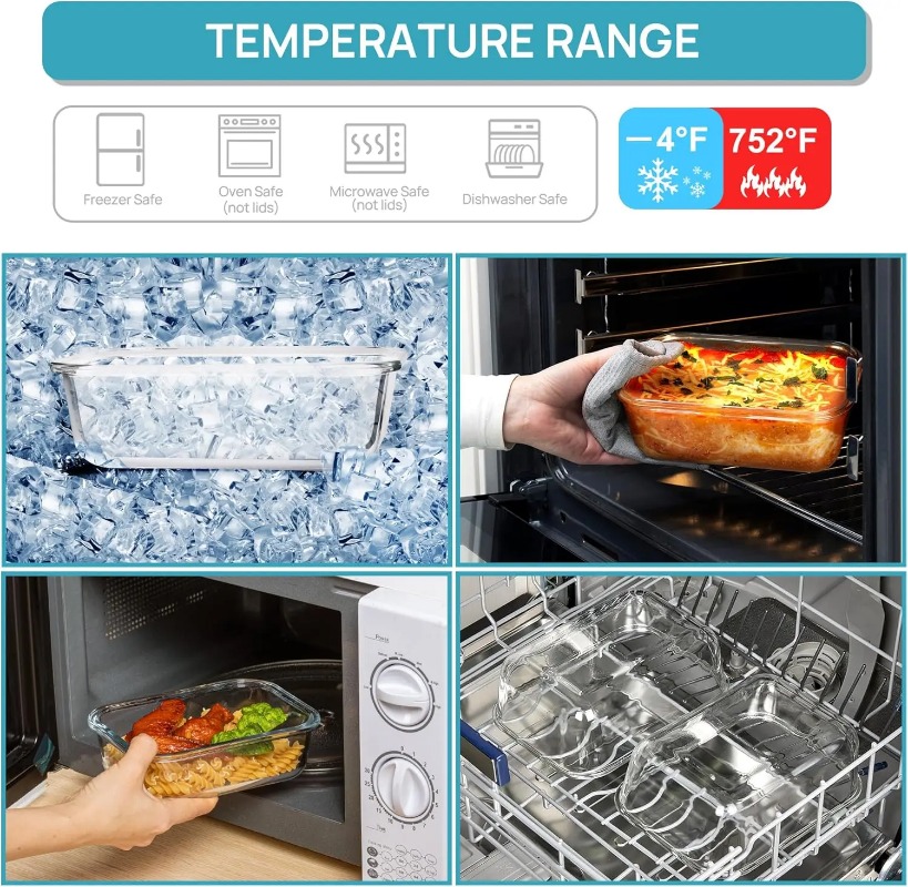 Ensemble de 18 récipients de c - Meal Prep Jars With Lids avis et prix