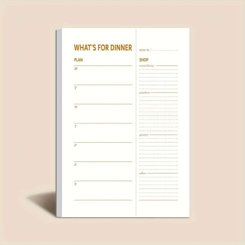 1 carnet de planification alim - Meal Prep Book avis et prix